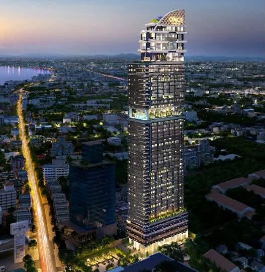 New condo for sale in Wongamat at Once Wongamat – 1 bedroom Foreign Quota